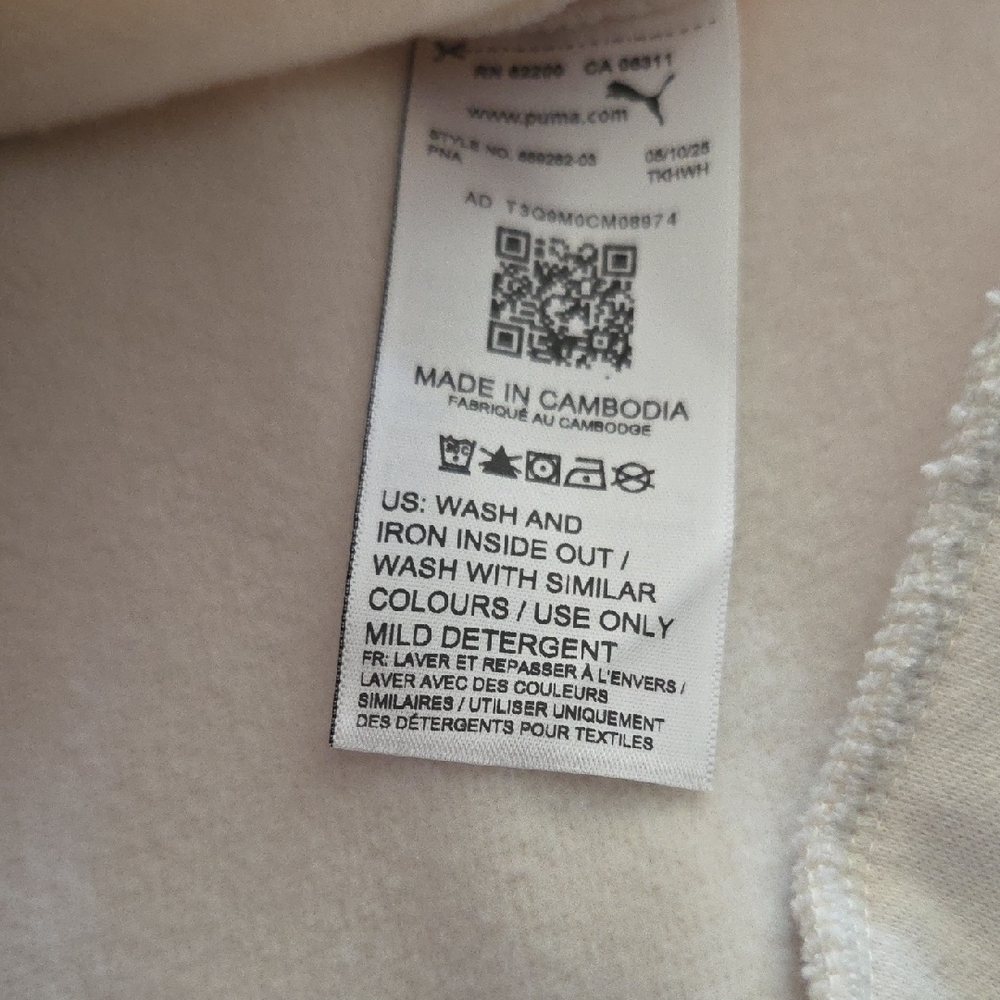 Puma Off-White Pullover - Picture 5 of 7